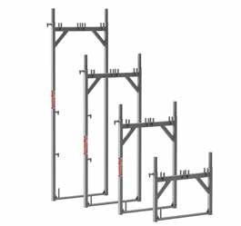 RAMY SYSTEMU DELTA 70/110 Opis Wysokość Szerokość Waga [kg] Numer. katalogowy Rama pionowa aluminiowa Rama pionowa aluminiowa wykonana z profilu Ø48,3 x 4,0mm.