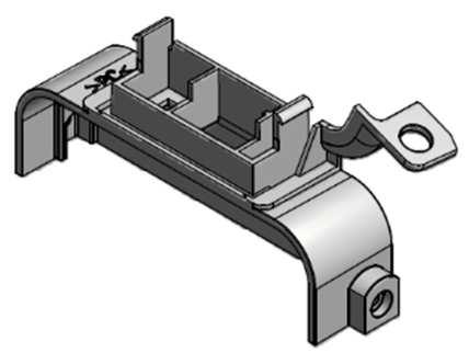 Po wykonanym montażu nakleić, jedną z 2 dołączonych naklejek z danymi identyfikującymi urządzenie, na pokrywkę czołową (3). 3 3.