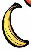 Point to the kiwi / pear / apple / cherry / orange / banana. 2.