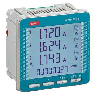 Nemo 96EA Analizator jakości energii klasy S 96x96 mm 3. Ogólne wymiary 1. Zastosowanie Wielofunkcyjne urządzenie pomiarowe parametrów sieci elektrycznej dla sieci jedno- i trójfazowej.