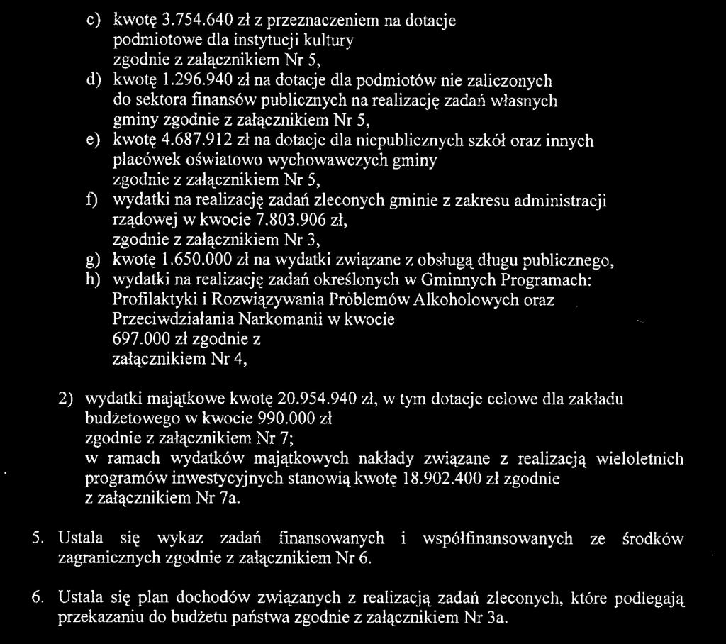 w sprawie budżetu gminy Ujsoły na 2009 rok... 709 Nr XXVII/338/2008 Rady Miasta Wisły z dnia 18 grudnia 2008 r. w sprawie budżetu na 2009 rok.