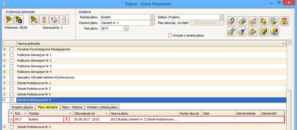 Finanse VULCAN. Import planu finansowego z Sigmy 2/7 5.