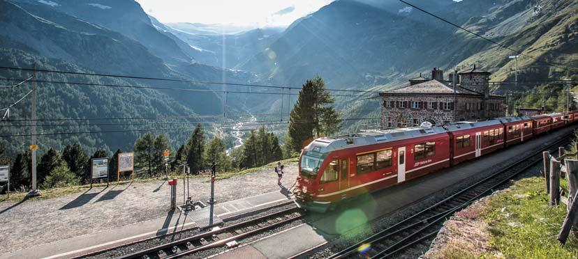 Grand Train Tour of Switzerland. Schaffhausen Basel Zürich St.