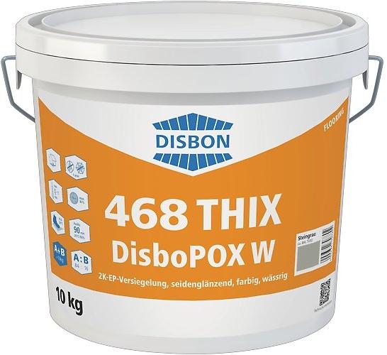 Disbopox W 468 THIX 2K-EP- Versiegelung Tiksotropowa, antypoślizgowa, barwna, dwuskładnikowa (2K) żywica epoksydowa do wykonywania posadzek przemysłowych.