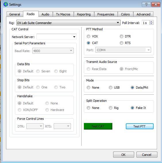 Konfiguracja programu WSJT-X FT8 F2 Setting Radio - w