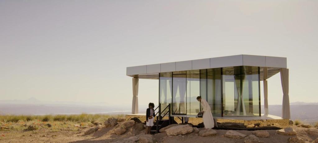 La casa del desierto en Black Mirror.