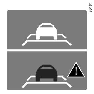 ADAPTACYJNY REGULATOR PRĘDKOŚCI (5/7) B C W pewnych sytuacjach (dojechanie do pojazdu jadącego dużo wolniej, gwałtowna zmiana pasa ruchu pojazdu poprzedzającego itp.