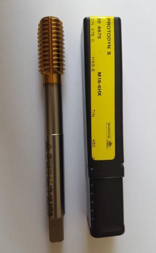 15/206675 M16 Gniotownik M16 z rowkami olejowymi PROTODYN S HSSE-TIN M16-6HX 3 120,36 361,08