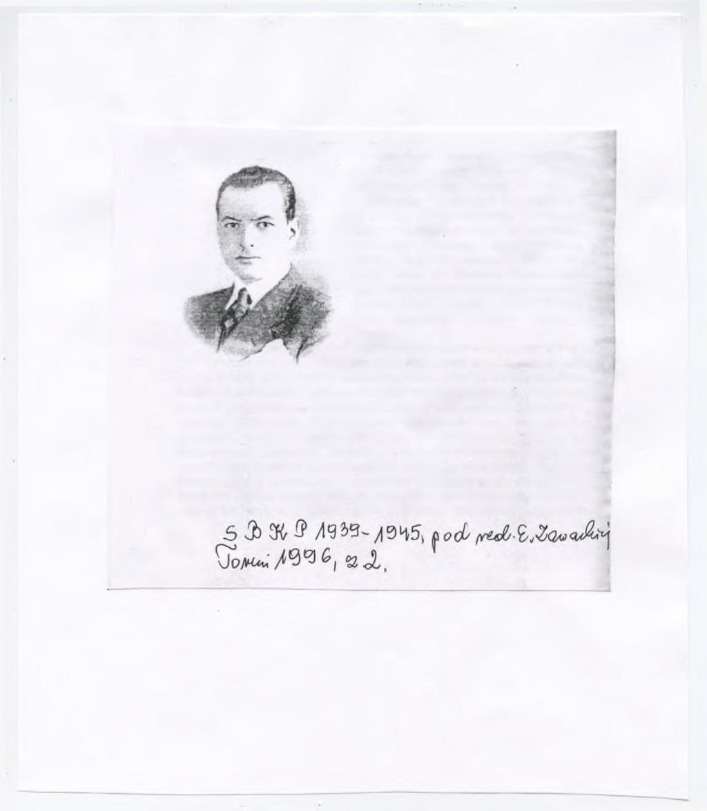 >'/4 Neyman Lech Karol ps. Butrym, Domarat (1908-1948), członek O N R-A B C, Grupy Szaniec Służby Cywilnej Narodu, ZJ, NSZ. Urodzony 7 II 1908 r. w Poznaniu; syn Teodora i M arty z d. Matczyńskiej.