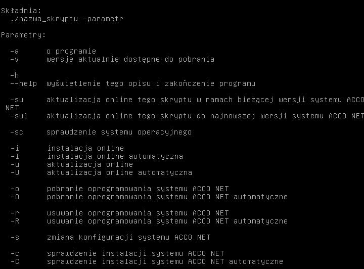 SATEL Instrukcja instalacji 45 Uruchomienie programu ACCO Server: service acco-server start Restart programu ACCO Server: service acco-server restart Sprawdzanie aktualnie zainstalowanej wersji