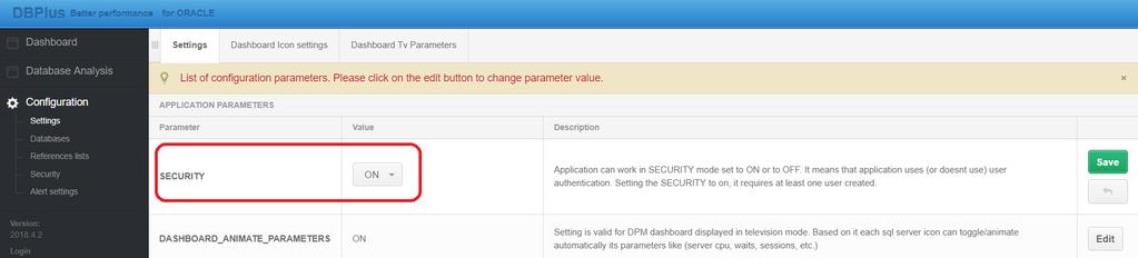 Zarządzanie dostępem Zarządzanie dostępem ustawiamy na dwóch poziomach: DBPLUS Configuration Wizard: Applications