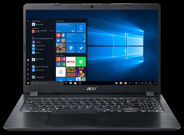 HD 14 Celeron N3060 Core i3-8130u HP 15-ra097nw Laptop 15,6 Grafika Intel HD Dysk SSD 128 GB, RM 4 GB HDMI, USB 2.