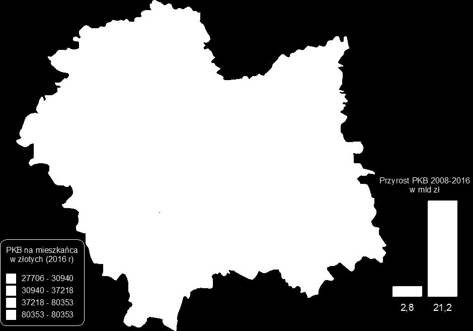 krajowego brutto Polski, co uplasowało region na 5.