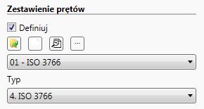 Aktualizacja zestawienia zbrojenia zgodnie z normą ISO 3766 Główne cechy i korzyści: Generowanie tabeli zestawczej pręów zgodnie z normą ISO Zestawienie prętów zbrojeniowych wygenerowane na rysunkach