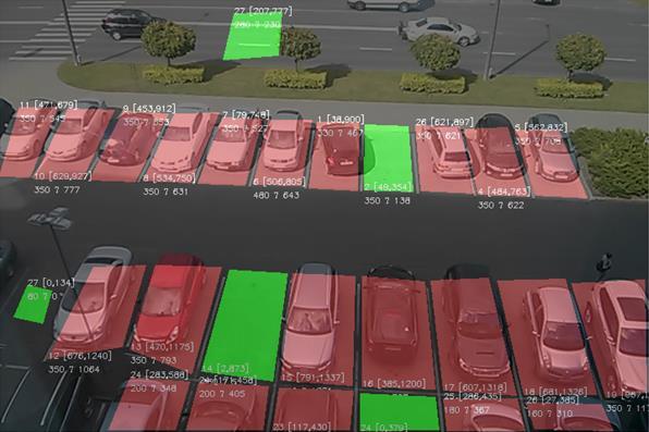 Smart parking na dworcach 11 Inteligentny system kontroli zajętości miejsc parkingowych Wskazanie wolnego