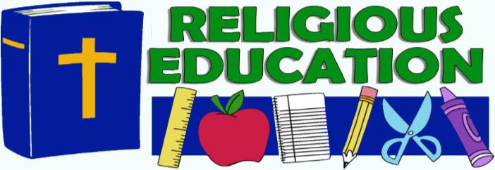 Instruction continues with classroom sessions in the old school until 10:30 AM. Religious Education Program Registration Forms are available in the parish office (rectory).