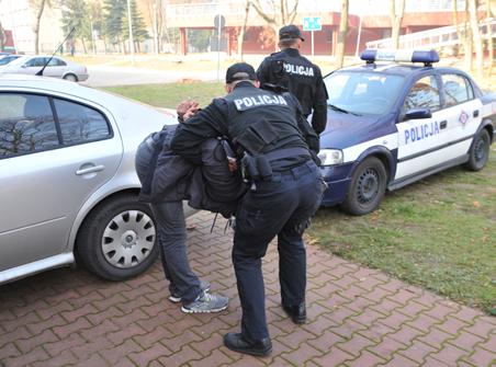 Chwyt w postaci dźwigni łokciowo-barkowej ma