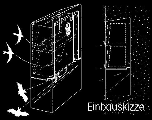 Czyszczenie: Dwie przestrzenie lęgowe dla jerzyków są bardzo łatwe w czyszczeniu, ponieważ każdą ściankę przednią można całkowicie zdjąć po