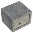 Szerokość otworu wlotowego: 55 x 33 mm. Wymiary: szer. 26,5 x wys. 18 x gł. 22 cm. Materiał: beton strużkowy SCHWEGLER. Ciężar: ok. 8,8 kg. Nr kat.