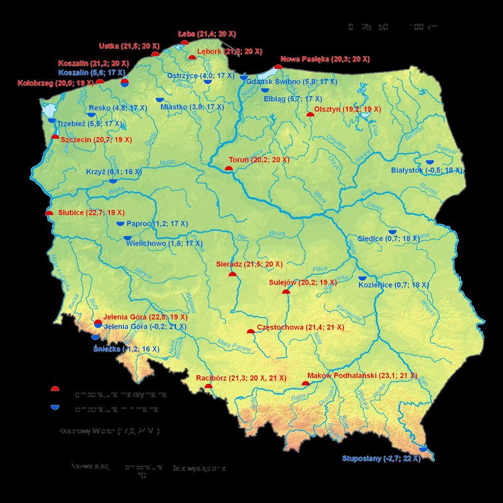 regionach Polski (w