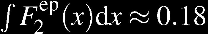 18, ) dx = 4 9 f u + 1 9 f d ) dx = 4 9 f d + 1 9 f u jest ułamkiem pędu protonu