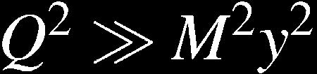 W granicy wysokich energii (ścisle Q 2 M 2 y 2 ) mamy: d 2 σ dxdq 2 = 4πα2 Q 4 [ (1 y) F 2(x, Q 2 ) + y 2 F 1 (x, Q 2 ) x ] p q X p jet Q 2 = 4E 1 E 3 sin 2 θ/2, Q 2 x = 2M(E 1 E 3