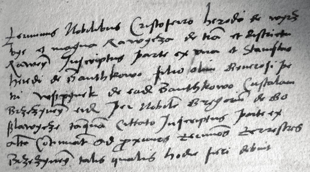 W sprawie daty śmierci kasztelana brzezińskiego Piotra (III) Wspinka 43 Aneks 1 Ź r ó d ł o: AGAD, KZB, ks. 3 4, k. 275.