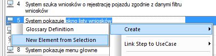 2. Zajęcia nr 1 scenariusz pracy 2.1. Omówienie zadania Początkowym elementem ćwiczenia będzie wprowadzenie do tworzenia modeli słownika zgodnych z modelami przypadków uŝycia i scenariuszami przypadków uŝycia.