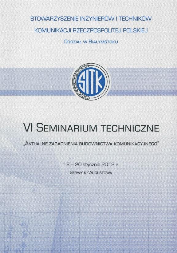 VI Seminarium Techniczne Serwy, 18-20.01.