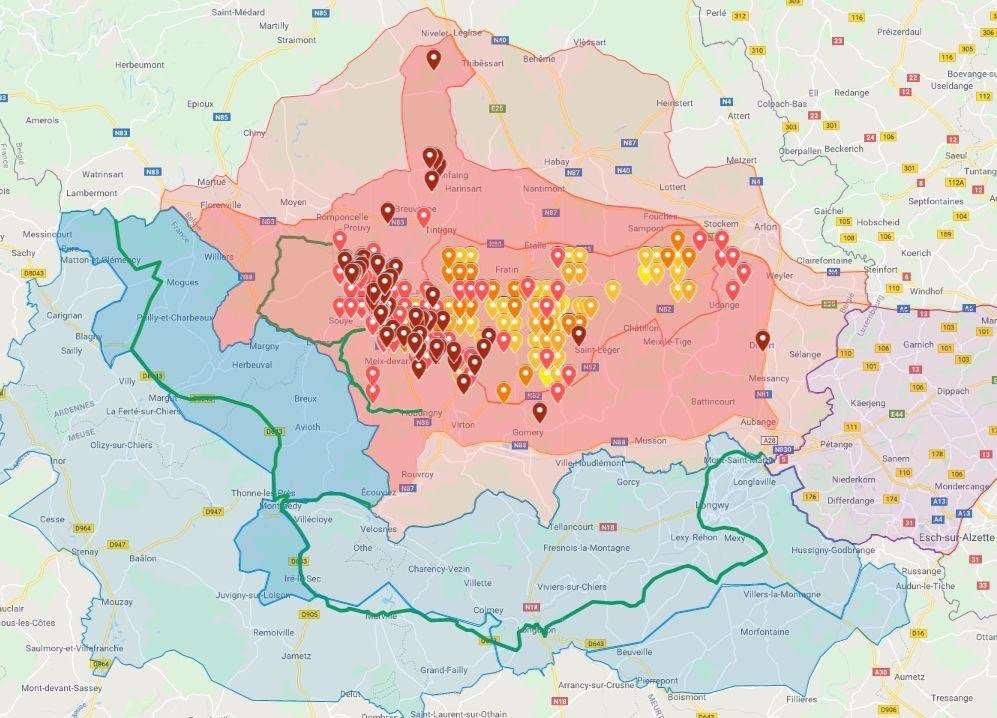 ASFV w Belgii pod kontrolą 1,5 km od granicy z Francją 3 km