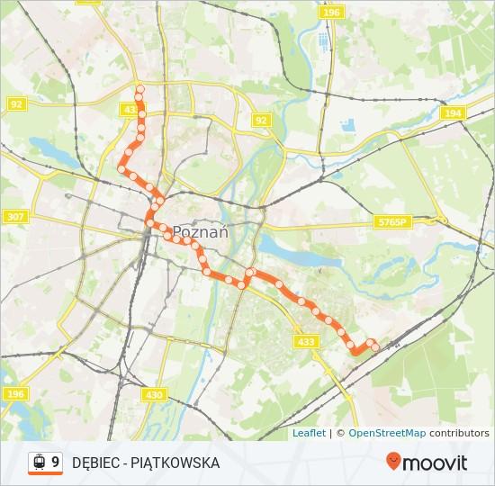Kierunek: Franowo 31 przystanków WYŚWIETL ROZKŁAD JAZDY LINII Piątkowska Lutycka Szpital Wincentego Witosa, Poznań Os.