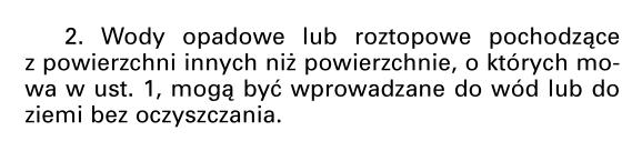 wprowadzaniu ścieków do wód lub do ziemi, oraz w