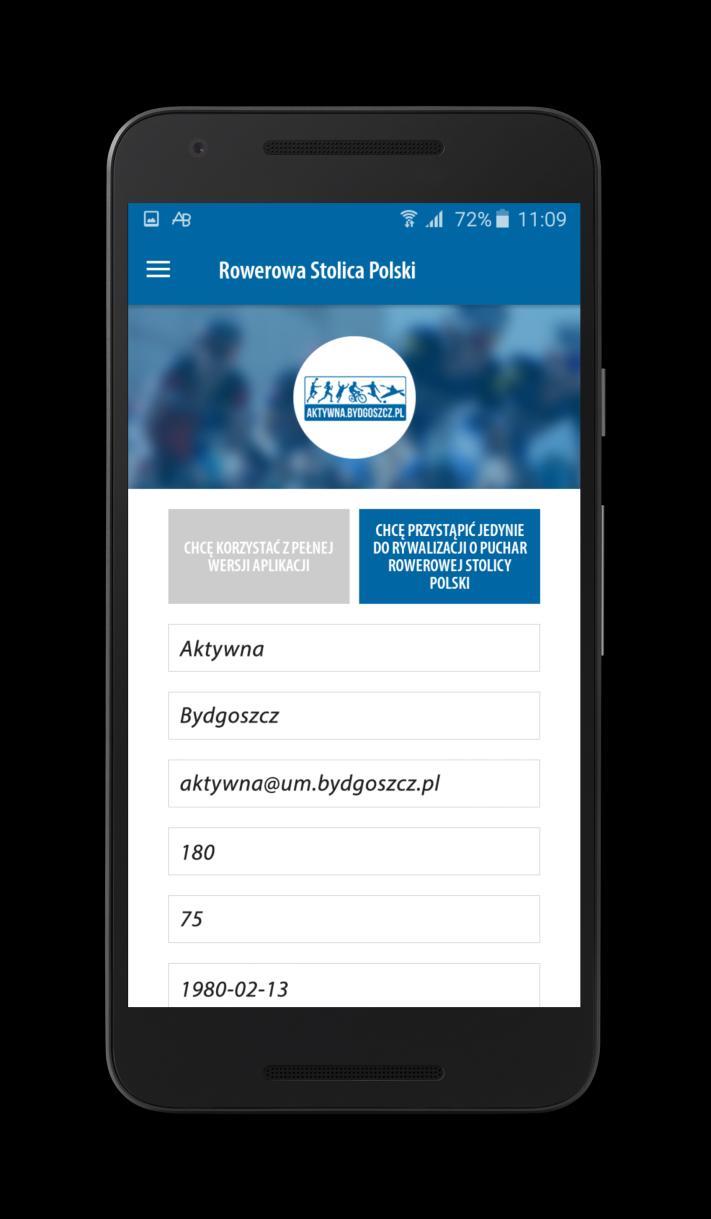 Rejestracja oraz Panel Użytkownika Rejestracja oraz Panel Użytkownika Po pobraniu aplikacji użytkownik dokonuje: 1. rejestracji lub logowania Logowanie może nastąpić z wykorzystaniem: 1.