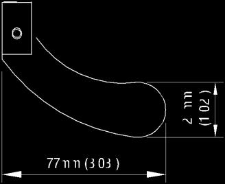 46") składana 98 x 100 jednostronna dla 1½ / 1¼ b=28 mm (1.1") dla 1"/ M32 x 1.5 do wprowadzenia w tuleję 1¼ (jej max. dł. to 40 mm (1.