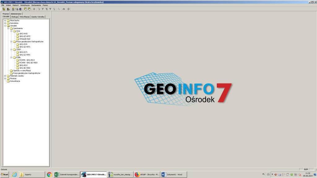 Ośrodek Zamówienia EGBiL GKG.GE.4002, - wniosek, któremu zostanie nadana wokanda GKG.GE.4003.