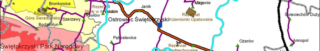 Przebieg sieci