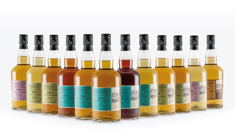 WEMYSS MALTS SINGLE CASK WEMYSS MALTS TWORZĄC SWOJE UNIKALNE MIESZANKI WHISKY SŁODOWYCH, DOBIERA WYSOKIEJ JAKOŚCI BECZKI WHISKY Z NAJLEPSZYCH SZKOCKICH DESTYLARNI.