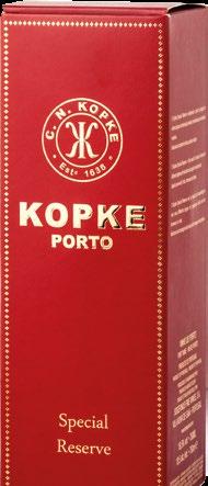 Porto produkowane pod etykietą Kopke - jednej z najstarszych i najlepszych winnic, to synonim bogactwa i najlepszej jakości win z doliny Douro.
