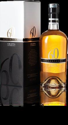 SESSANTANNI, ARGIOLAS SESSANTANNI GRAPPA DI PRIMITIVO ARGIOLAS GRAPPA DI TURRIGA 46 GRAPPA SYMBOL WO 50800 KOLOR Przejrzysty kolor z bursztynowymi refleksami.