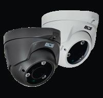 Systemy HDCVI BCS-DMQ3803IR3-G 8 (3.3-12 mm) Kamera kolorowa kopułowa metalowa z promiennikiem podczerwieni obsługa standardu HD-CVI+HD-TVI+HD+NLOG, rzetwornik: 1/2.