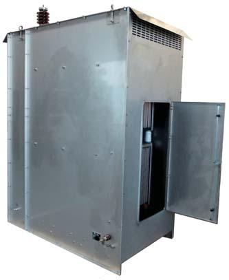 Standardowe wykonania sieci: - napięcie znamionowe - 6; 10; 15; 20; 35 kv, - moc 8 000 kva, - grupa połączeń Y oraz Yn.