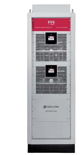 cos φ = 0,8 S=50 kva Q=30 kvar P=40 kw Korzyści - natychmiastowa kompensacja - urządzenie zapewnia szybki czas reakcji poniżej 20 ms, który zapewnia wysoką skuteczność działania dzięki rozwinięciu