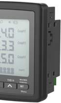 51, - rejestracja zdarzeń, - interfejs komunikacyjny RS485 z protokołem Modbus RTU, - wbudowana pamięć 16 MB, - zegar czasu rzeczywistego, - licznik godzin pracy, - 1 wejście cyfrowe i 1 wyjście