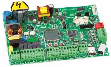 E145 Model Kod Cena netto (zł) CENTRALA STERUJĄCA E145 790006 859,00 SPECYFIKACJA TECHNICZNA Napięcie zasilające Pobór mocy Maks pobór mocy Zasilanie akcesoriów Zasilanie elektrozamka Zakres