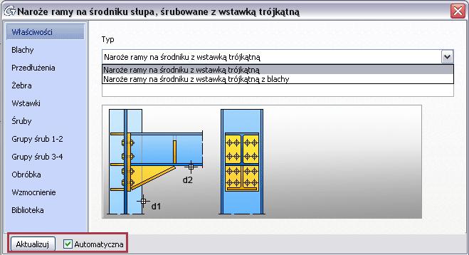 Rysunek 132: Obiekt połączenia (szary boks) Aby zmodyfikować połączenie można kliknąć dwa razy na obiekcie połączenia (szary boks), co spowoduje otworzenie okna właściwości połączenia.