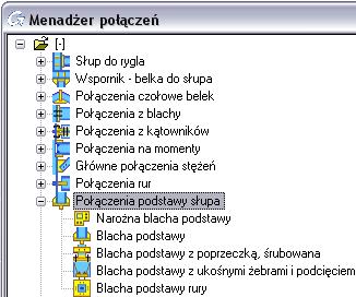 Przykład: Tworzenie blach wiążących pomiędzy dwoma profilami z podaniem punktu bazowego Rysunek 152: Blachy wiążące między dwoma punktami Na karcie Narzędzia podstawowe w panelu Modelowanie