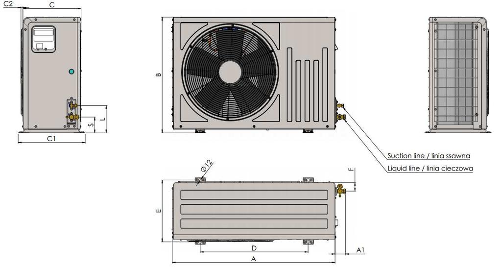 6. Rysunki urządzeń / Units drawings 6.1.