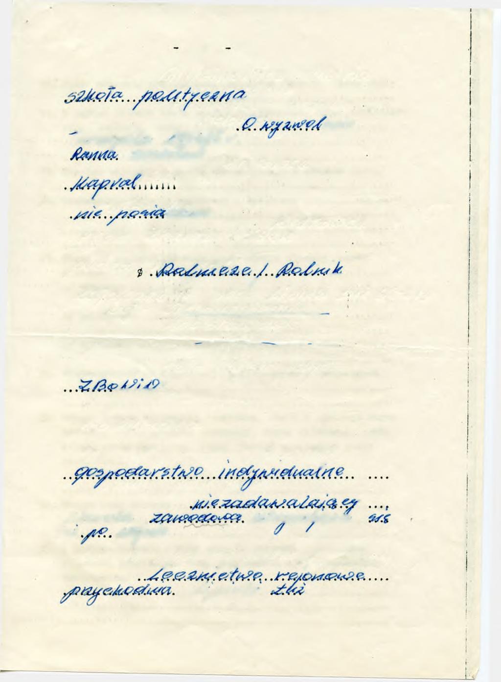 2 17. Jakie przeszła przeszkolenie w wojsku /szkoły, kursy i t p./... 18. W jakich bitwach brała ud2 iał /miejscowość, data>codhiesione rany, kontuzje, kiedy, gdzie/ /$ {.