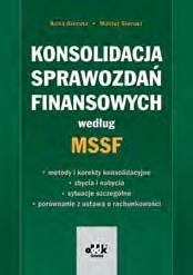 RACHUNKOWOŚĆ 124 str. A5 cena 120,00 zł symbol RIK867e Irena Majsterkiewicz Wzorcowa instrukcja obiegu dokumentów księgowych 102 str. B5 cena 110,00 zł symbol RFK789 Katarzyna Szaruga Różnice kursowe.