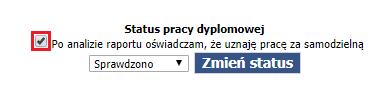 UWAGA: czas sprawdzania jest uzależniony od obciążenia systemu antyplagiatowego. Gwarantowany przez OPI PIB czas to 24 godziny!